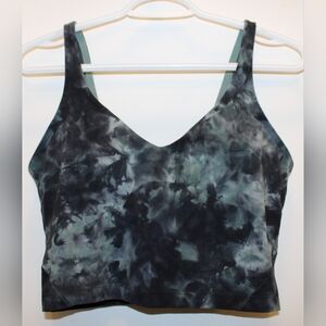 Lululemon Align Tank, Size 10, Black/Green Tie-dye Pattern